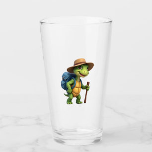 Verre Funny Turtle Randonnée Graphisme Camping Lover Adv