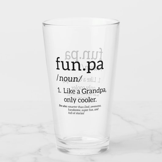 Verre Funpa Comme Un Grand-Père Seulement Glacière (Dos)