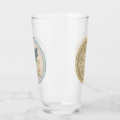 Verre G Bureau de création libellule (Gauche)