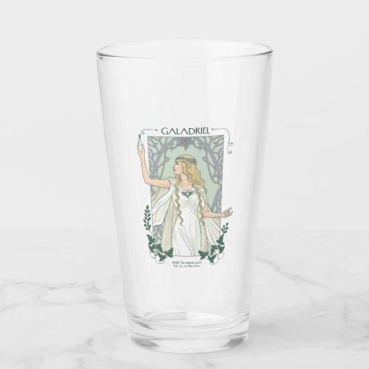 Verre Galadriel Lumière de Valinor Graphique (Devant)