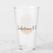 Verre Galates 6:9 Récolte Automne Automne Chute Merci Ci (Dos)