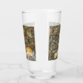 Verre Galets Brown et gris naturel Abstrait (Gauche)