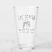 Verre Gamer Papa Comme Un Père Régulier Seulement Way Gl (Dos)