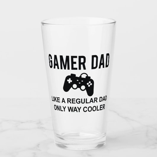 Verre Gamer Papa Comme Un Père Régulier Seulement Way Gl (Devant)