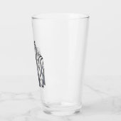 Verre Garçon avec tigre blanc (Gauche)