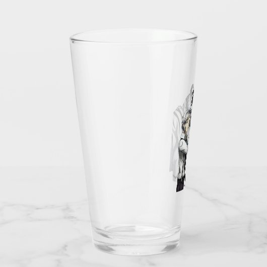 Verre Garçon avec tigre blanc (Droite)