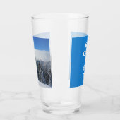 Verre Gardez le calme et la pente du ski I de ski dessus (Gauche)