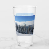 Verre Gardez le calme et la pente du ski I de ski dessus (Devant)