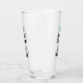 Verre Gardez Le Calme Et Mangez Des Pâtes (Gauche)