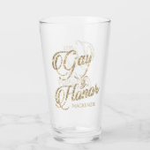 Verre Gay of Honor | Gold Briding Party Custom Keepsaké (Dos)