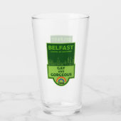Verre Gay pride Belfast - Brighton Irlande LGBT - (Dos)