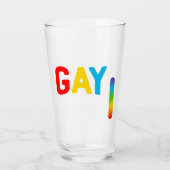 Verre Gay pride Chargement LGBT Trans Beer Lovers (Devant)