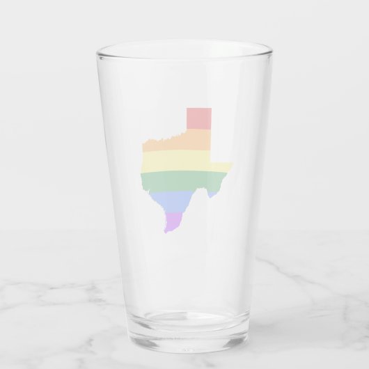 Verre Gay pride| Texas Rainbow (Dos)