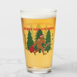 Verre Geek personnalisé par Noël drôle de Père Noël