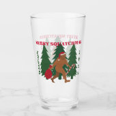 Verre Geek personnalisé par Noël drôle de Père Noël (Devant)