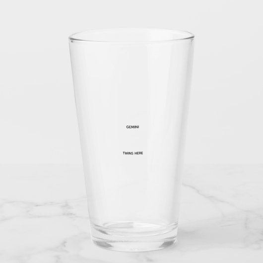 Verre Gémeaux (Devant)