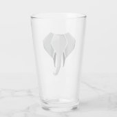 Verre Géométrie Tête d'éléphant (Dos)