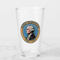 George Washington Illustration Badge de Président