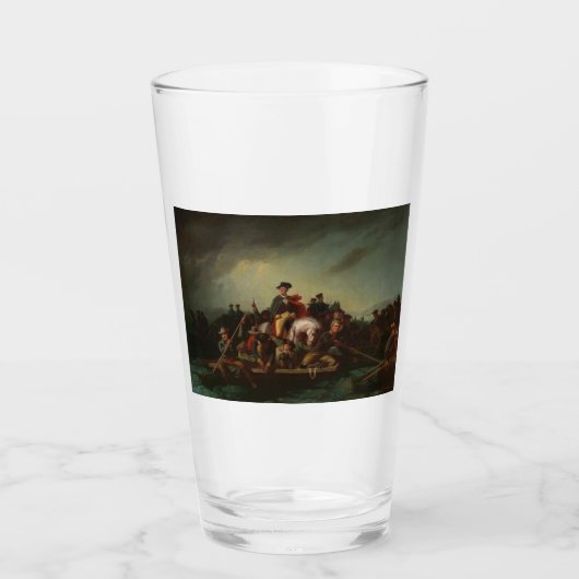 Verre George Washington Traversant le Delaware (Devant)