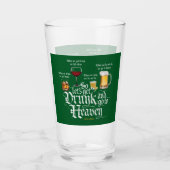 Verre Get Drunk And Go To Heaven (Devant)