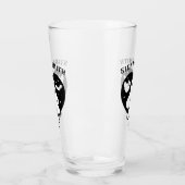 Verre Ghost Halloween mignon Avec Coeur Et Chat (Gauche)