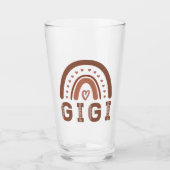 Verre Gigi Boho Arc-en-ciel mignon cadeau Grandma (Devant)