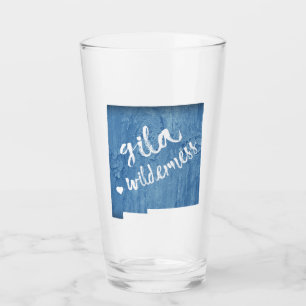 Verre Gila Wilderness Nouveau-Mexique Grain de bois