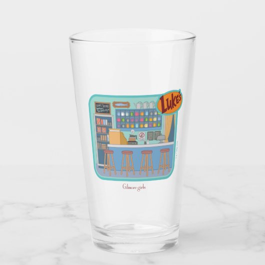 Verre Gilmore Girls | Luke's Diner Graphic (Devant)