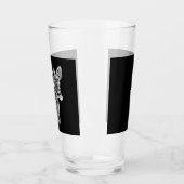 Verre girafe noir et blanc (Gauche)