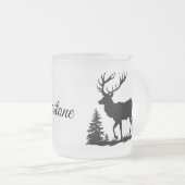 Verre givrée Mug Yellowstone Elk (Devant droit)