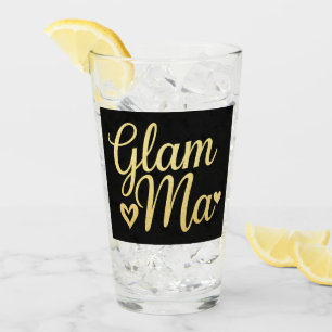 Verre Glam Ma Cœur Or Maman Grand-mère Fête des Mères
