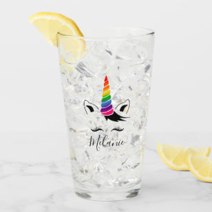 Verre Glam Rainbow Unicorn