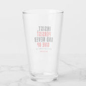 Verre Glass Cup - Never Stop (Dos)