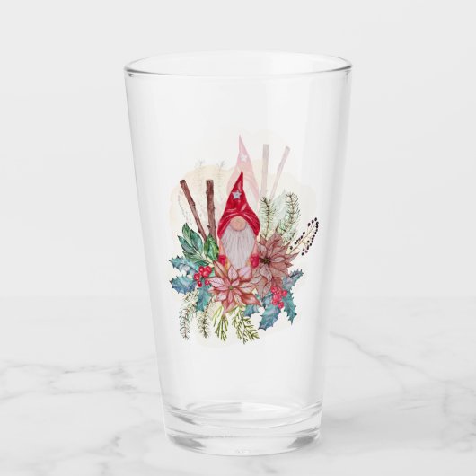 Verre Gnome de Noël (Devant)