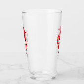 Verre Gnome De Noël Tenant Un Sucre de canne (Gauche)