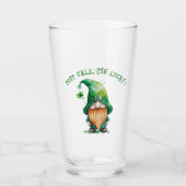 Verre Gnome Leprechaun - Appelez-Moi Juste Lucky Personn (Devant)