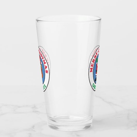 Verre God Jul Swedish Christmas Père Noël (Gauche)