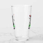 Verre Golf Black Labrador Retriever Dog - mignonne (Gauche)