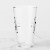 Verre Golf Golf Golf Golf Ball Clubs Beer Pint Glass (Gauche)