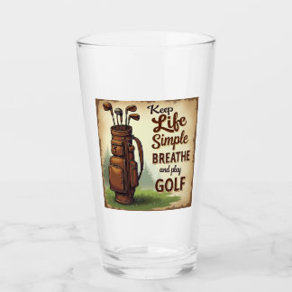 Verre Golf Respirer Et Jouer Golf