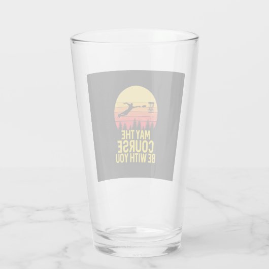 Verre Golf sur disque avec vous (Dos)