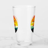 Verre Golfing Golfeur papa meilleur papa par pair (Gauche)