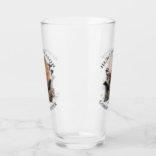 Verre Gordon setters, Art (Gauche)