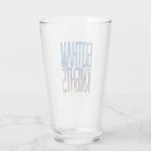 Verre Gotham Knights City Letters (Dos)
