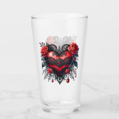 Verre Gothic Heart Valentine Glass Tumbler (Devant)