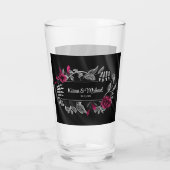 Verre Gothique Hallomariage Skeletal Mains Bourgogne ID8 (Dos)