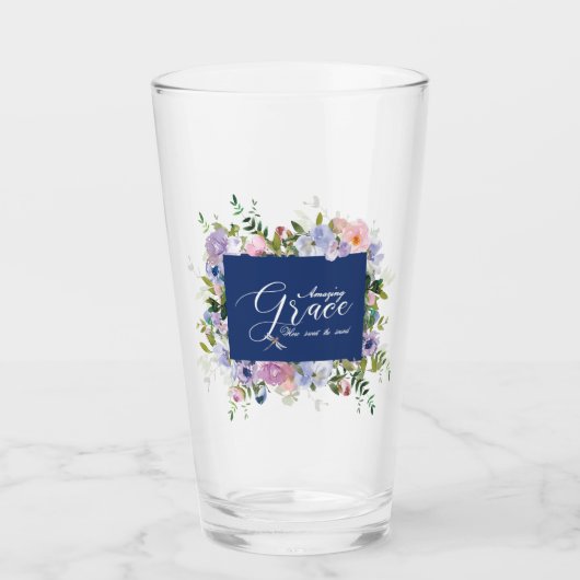 Verre Grâce incroyable floral (Devant)