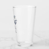 Verre Graduation 2025 Script Marine Bleu Personnalisé Gr (Gauche)