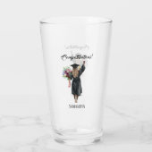 Verre Graduation de l'aquarelle personnalisée (7) (Dos)