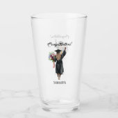 Verre Graduation de l'aquarelle personnalisée (7) (Devant)